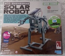 Green Science Eco-Engineering Solar Robot Kit Toysmith New In Box Sealed
