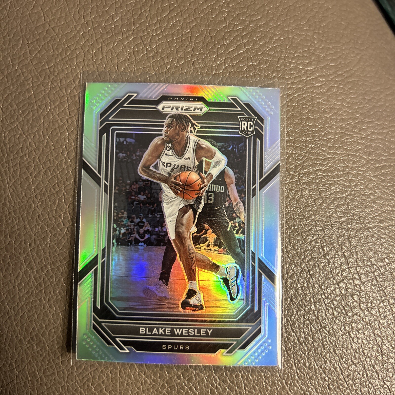 2022-23 Panini Prizm Blake Wesley RC Silver Prizm - San Antonio Spurs #264