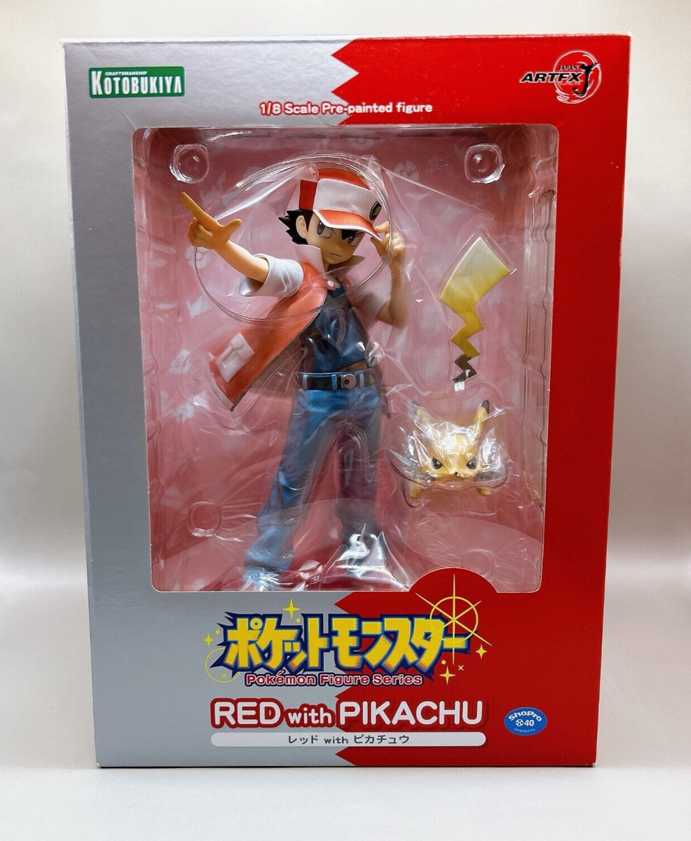 NEW Red with Pikachu ARTFX J 1/8 Scale Painted Figure KOTOBUKIYA