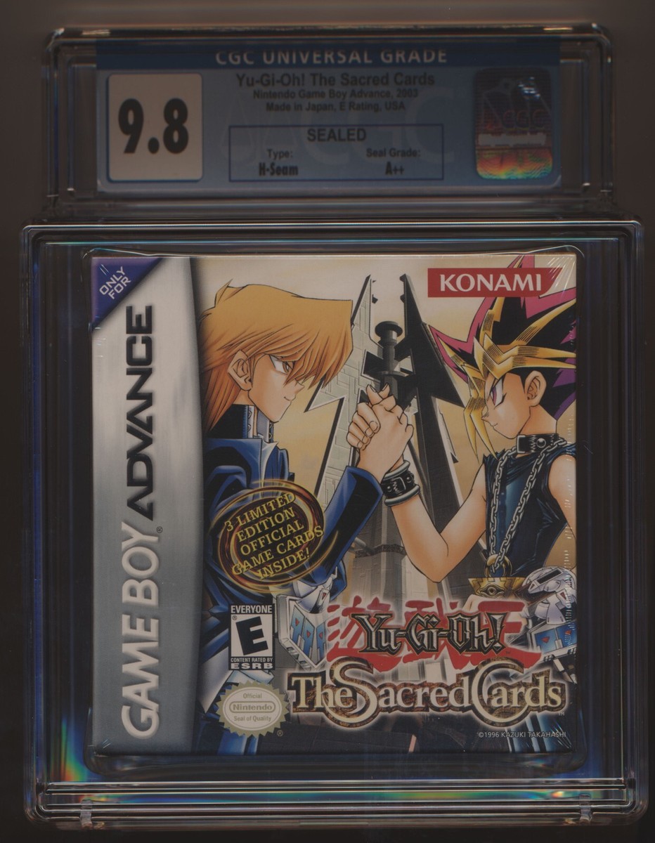 CGC 9.8 Yu-Gi-Oh The Sacred Cards Game Boy Advance GBA FACTORY SEALED H-Seam A++ CGC 9.8 Yu-Gi-Oh The Sacred Cards Game Boy Advance GBA FACTORY SEALED H-Seam A++