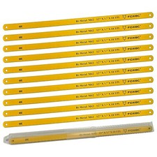 12" Hacksaw Blades Replacement Bi-Metal(10 Pack) 18 TPI
