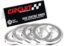 73.1mm Od To 56.1mm Id Circuit Performance Silver Aluminum Hub Centric Rings New