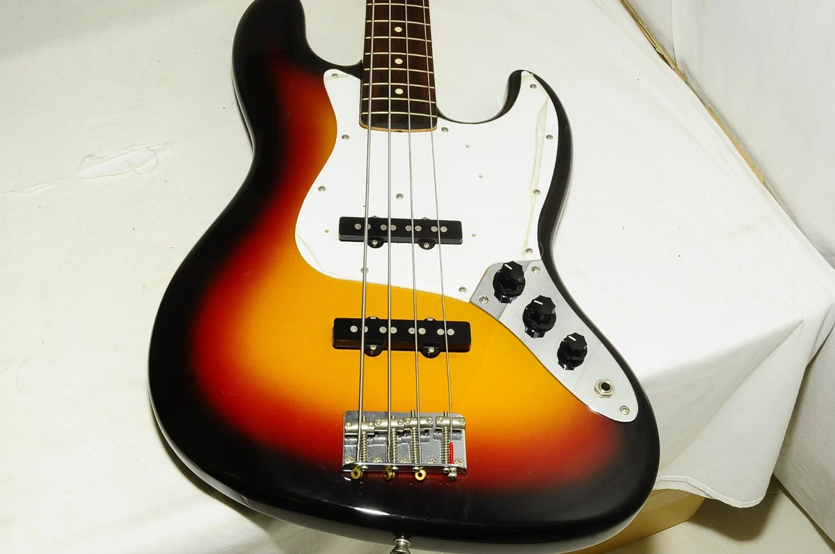 Fender Japan Jazz Bass O Serial Electric Bass Guitar Sunburst Ref No.5089