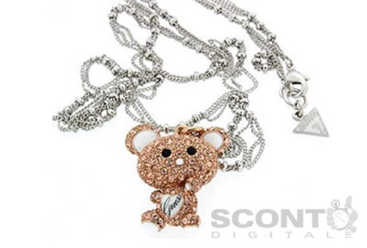 GUESS ubn11230 Halskette Teddybär IN Gelb Oder Gold Schmuck Mejorofertarelojes - Bild 3 von 4