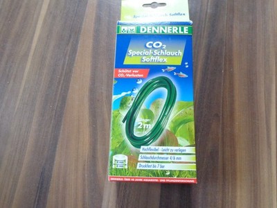 Dennerle CO2 Schlauch Softflex 2 m   CO2-dicht & hochflexibel (4/6 mm) NEU