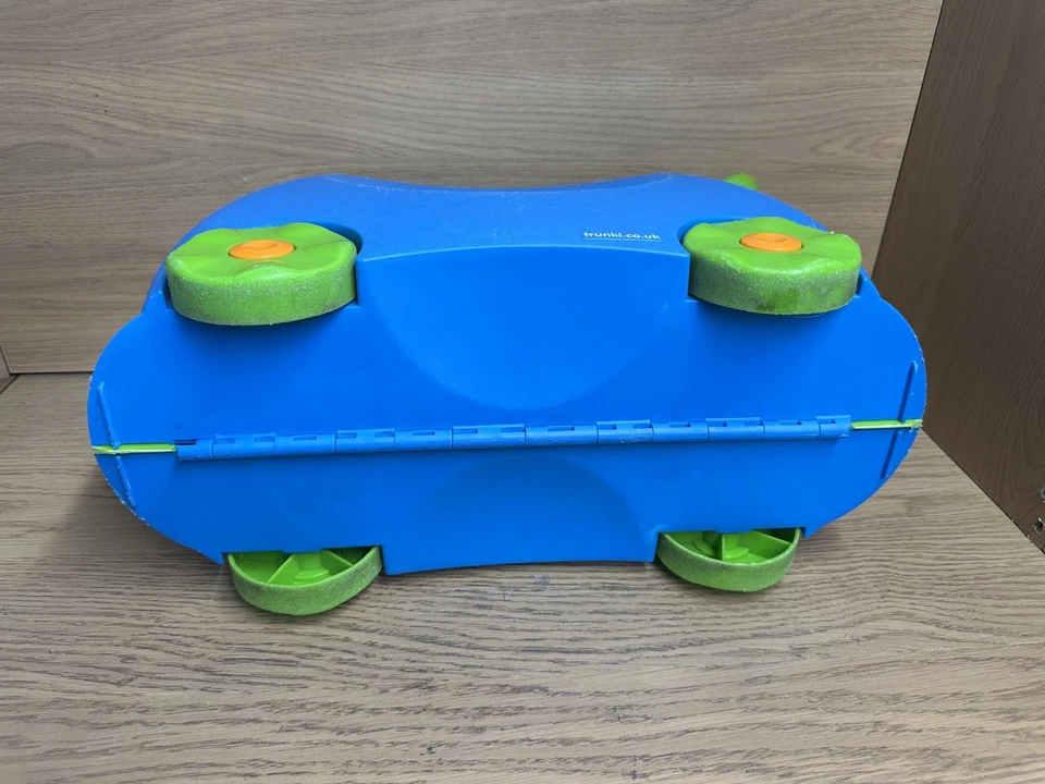 Maleta rígida de viaje Trunki azul para niños  Foto 2 de 4