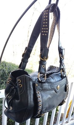 Coach MEDIUM Legacy 10972 Black Chelsea Abbey Laced Leather