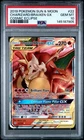 2019 Pokemon Cosmic Eclipse # 22 Charizard & Braixen GX PSA 10 GEM MINT Tag Team