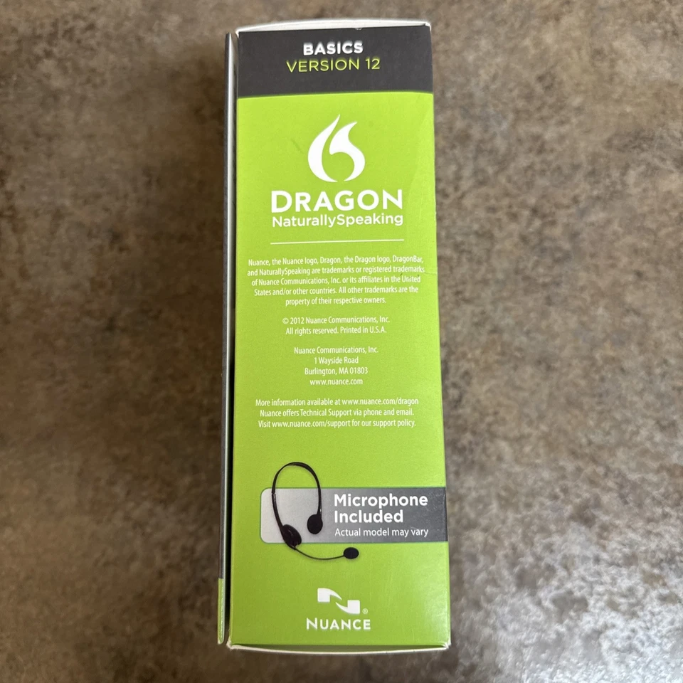 Nuance Dragon Naturally Speaking Version 12 Basics Edition - Speech Recognition - Image 3 of 4