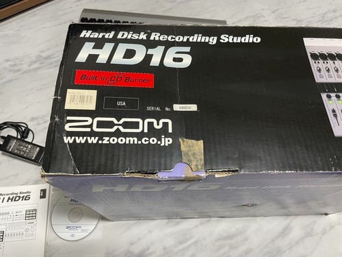 Zoom HD16 Hard Disc Recording Studio Multi Track Recorder Manual AC Adapter - Picture 13 of 14
