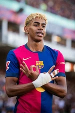 Lamine Yamal Barcelona Soccer Team Champions Player Goal Joy - POSTER 20"x30"