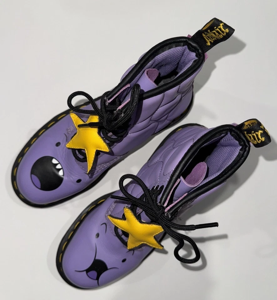 Botas Botines Doc Martens Hora de Aventura EDICIÓN ESPECIAL EE. UU. M6 / F7 RARAS Foto 4 de 4