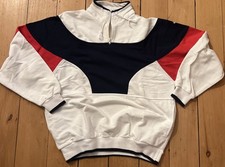 VTG Nike 1/4 Zip Pullover Mens Large 80s Colorblock Rare Sweatshirt Gray Tag
