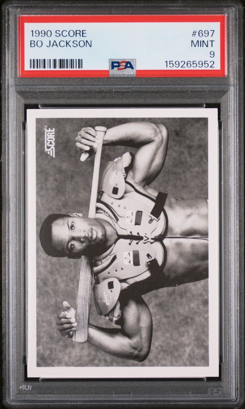 1990 SCORE #697 BO JACKSON PSA 9
