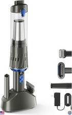 Cordless Handheld Vacuum 25000Pa - 3-in-1 with Smart Display & Base - Sky Blue