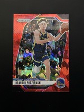 2024-25 Panini Prizm - Brandin Podziemski #81 Red Ice Prizm
