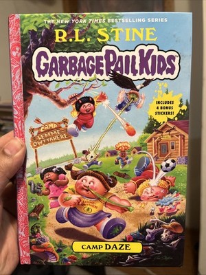 Camp Daze Garbage Pail Kids by RL Stine Funny Kids Horror Book