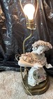 VINTAGE LAMP WOMEN  FIGURINE PORCELAIN  “RARE” — photo 10