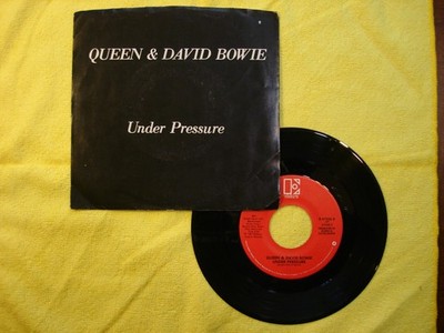 1981 QUEEN & DAVID BOWIE ''UNDER PRESSURE'' W/ORIGINAL PIC SLEEVE 7'' 45rpm