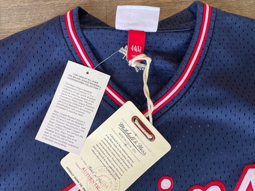 Authentic Mitchell Ness 1985 Minnesota Twins Kirby Puckett BP Batting Jersey 44L - Picture 7 of 10
