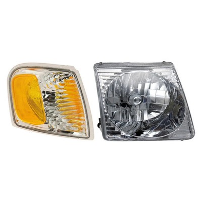 TRQ LKA55871 Headlight For Ford Explorer Sport Trac 01-05 Right Front 116-03158R