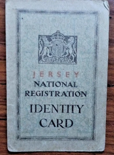 Jersey  1945 Identity Card