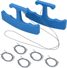 Car Emblem Removal Tool Kit w/ 5PCS 60CM PE Cord – Badge Logo Adhesive Remover