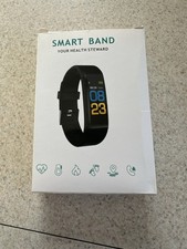 Smart Band Your Health Steward Fitness Tracker Black Bracelet New /Open Box