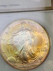 2003 American Silver Eagle ASE Rare Old PCI Holder - Monster Toned