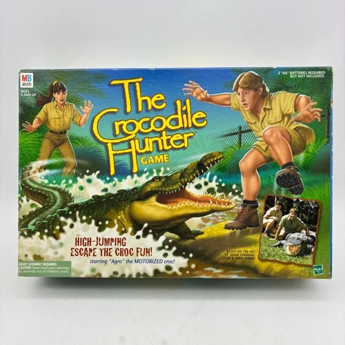 VINTAGE The Crocodile Hunter Game COMPLETE Milton Bradley 1999 Steve Irwin