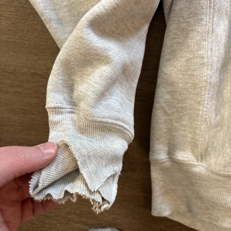 Vtg 90s Mercy High School Faded Reverse Weave Sweatshirt S New York Grunge Track - Image 3 of 4