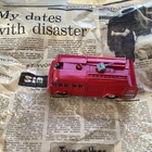 Dinky Toys Airport Fire Control Engine, Die Cast, Original, 1962, Red.