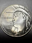 1776-2026 D 250th Enduring Liberty Half Dollar BU From Mint Roll Only Year