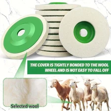 Wool Buffing Wheel Pads for Marble Polishing Suitable for Professional Use Cases