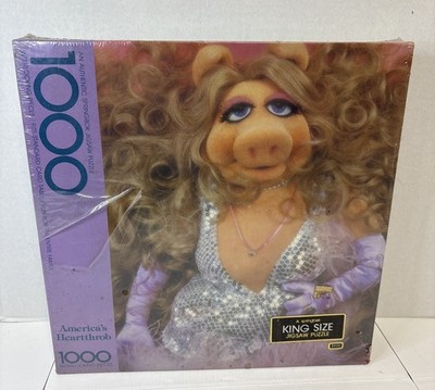 Vintage Springbok Jigsaw Puzzle America s Heartthrob 1000 Pcs Miss Piggy Muppets