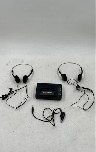 Sony Walkman WM-F2015 Black AM/FM Radio Portable Cassette Player