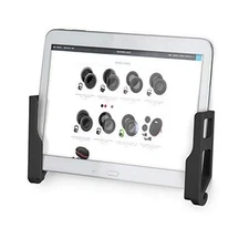 Universal Tablet Wall Mount Dock Holder for iPad Air Mini & Pro, Galaxy Black