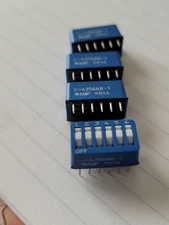 4 pcs - AMP 2-435668-5 TE Connectivity SWITCH ROCKER 8DIP 0.06A 5V