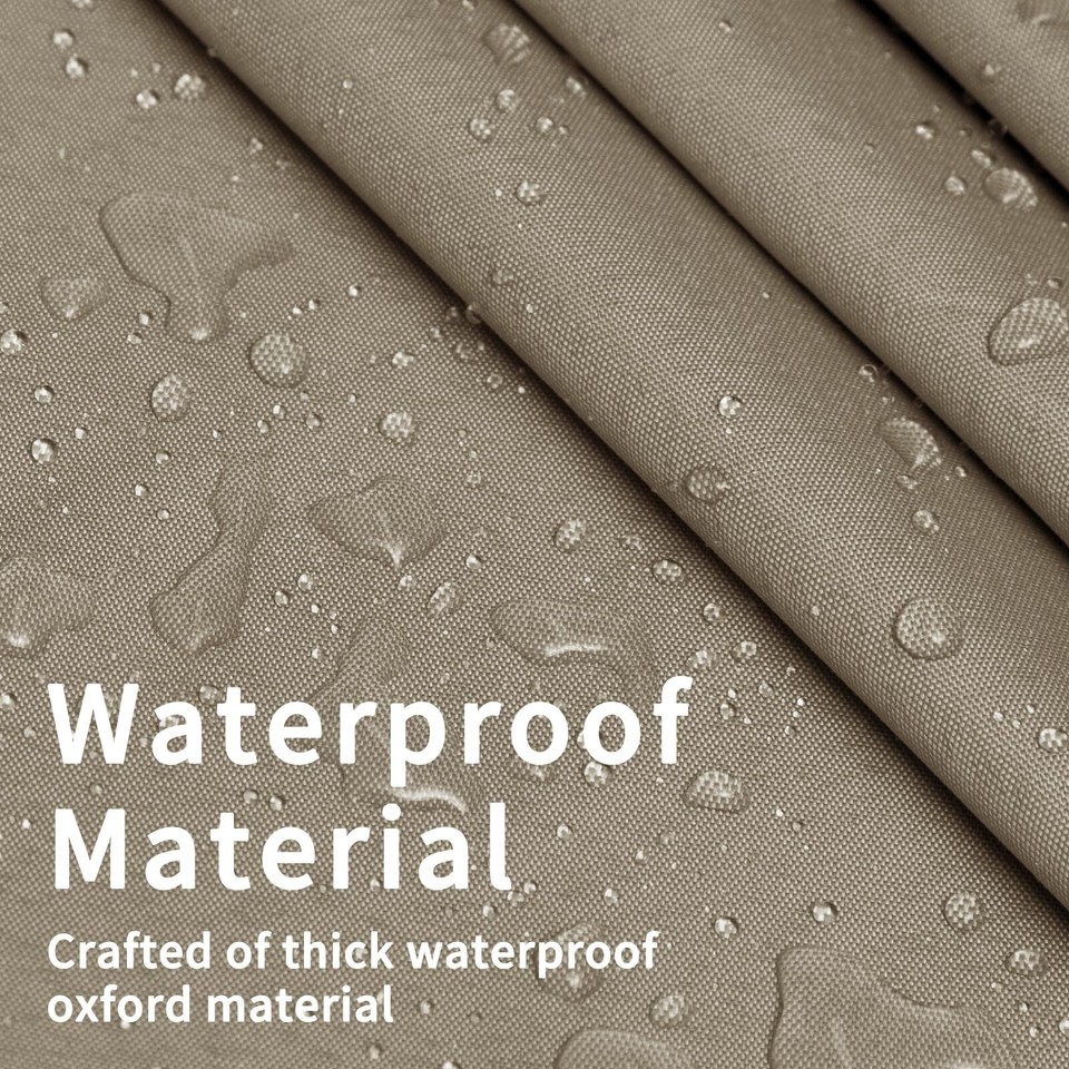 EasyGoing Waterproof Patio Outdoor Cushion Covers Replacement 24x24x4