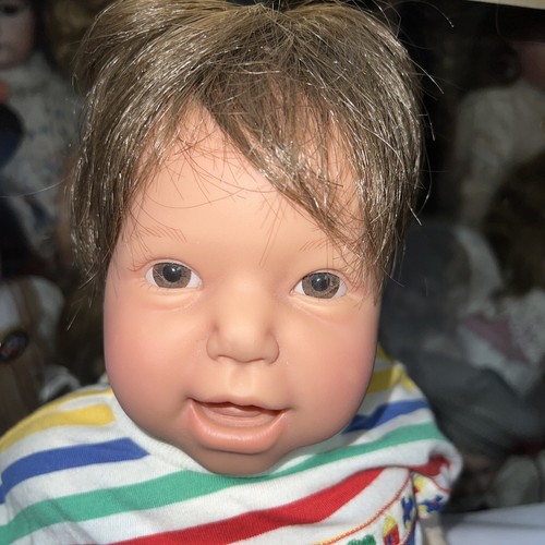 22” Lee Middleton SWEET BOY Vinyl & Cloth Baby Doll By Reva Schick w/ Clothes - Picture 10 of 12