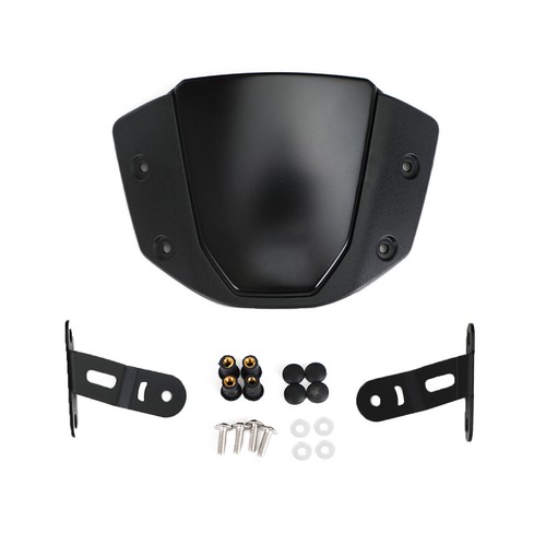 Parabrezza Cupolino Parabrezza per HONDA CB125R CB250R CB300R 2018-2020 BLK H7 - Picture 10 of 11