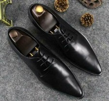 New Mens Business Wedding Dress Oxfords Leather Pointy Toe British Formal Shoes