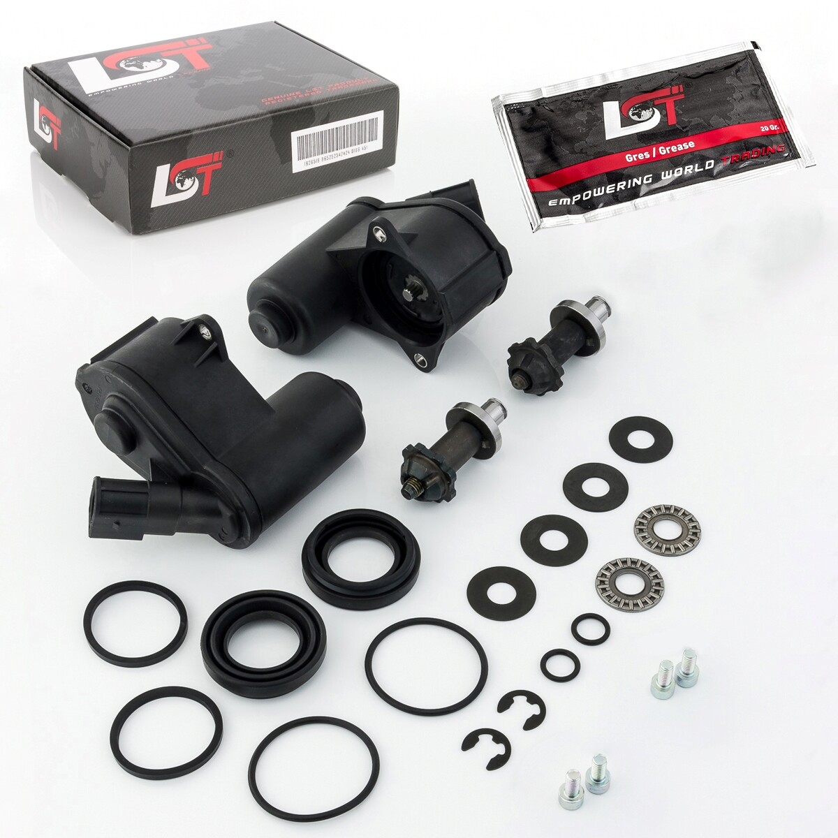 2X Actuator Brake Caliper EPB Handbrake Repair Kit For AUDI A6 C6 From 06