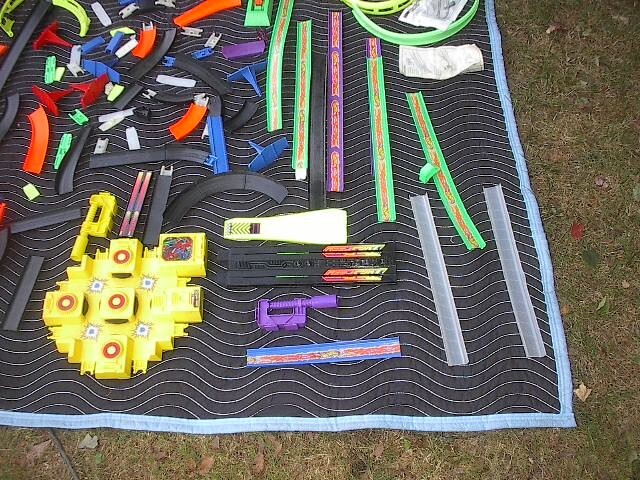 Large Random Lot Of Hot Wheels Tracks And Accessories. Pick Up Only, No Shipping
