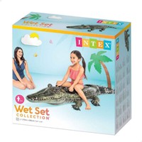 Aufblasbares Reittier Krokodil Schwimmtier 170X86Cm Badetier Intex 57551
