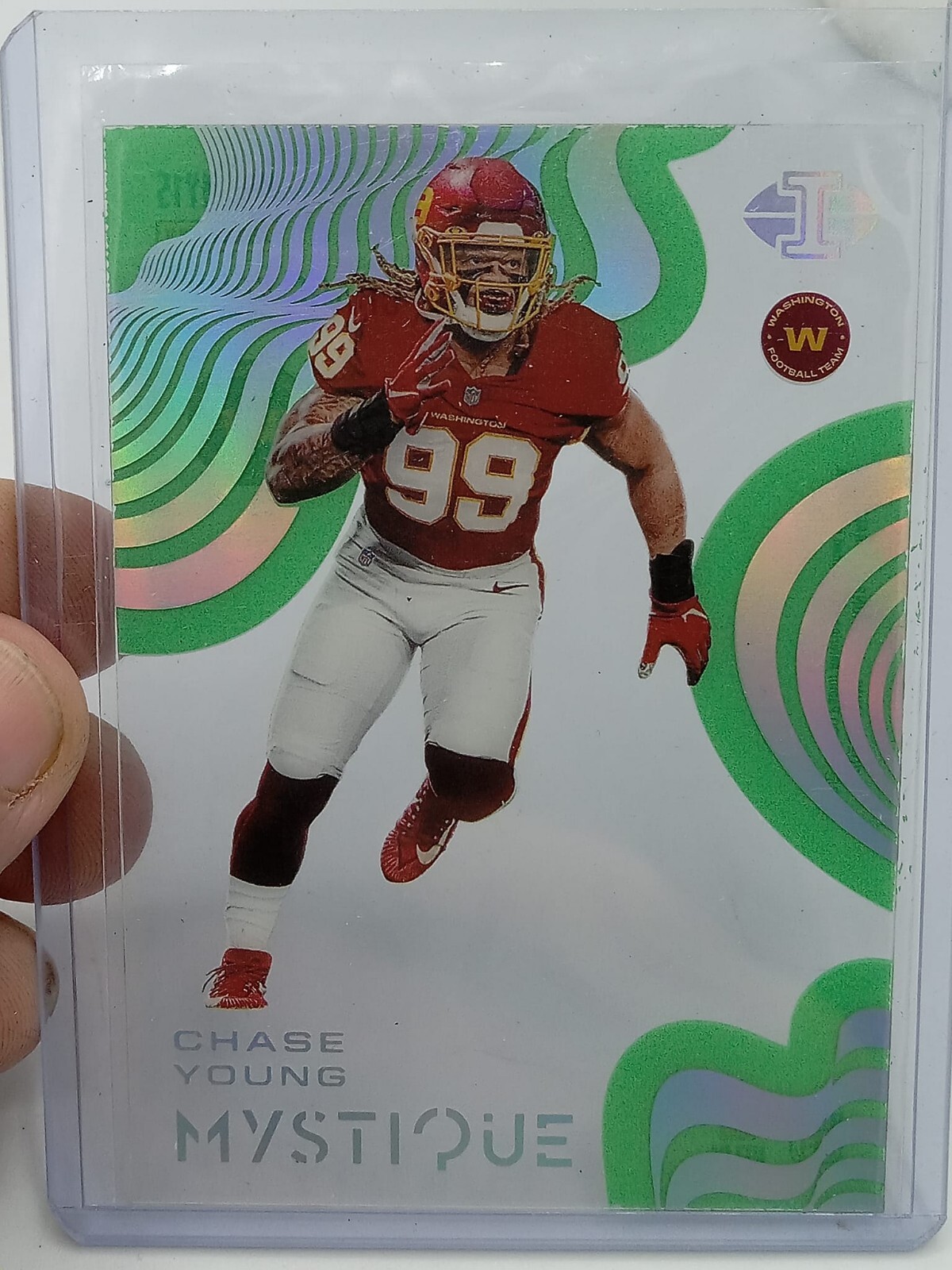 2020 Panini Illusions - Mystique Emerald #MY15 Chase Young (RC)