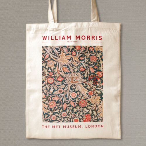 Sac fourre-tout William Morris, sac imprimé artiste, idées cadeaux pour elle - Photo 1/2