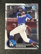 Starling Heredia Log Angeles Dodgers 2016 1st Bowman Chrome Prospects #BPC18 