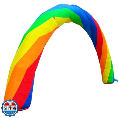 Giant Inflatable Rainbowed Arches Advertising Birthday Party Celebration Gard