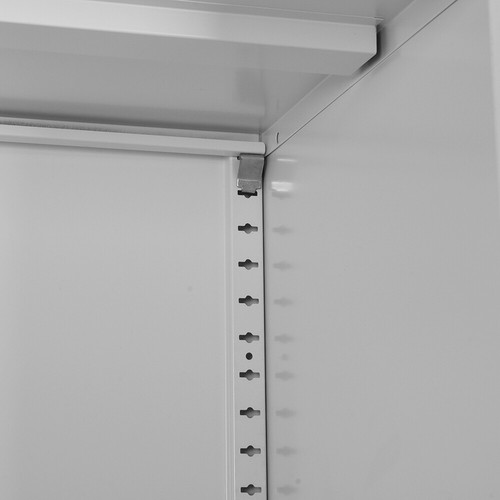 Metal Two Door Office Filing Cabinet 3/4/5 Layers Steel File Storage Cupboard UK - Picture 21 of 61